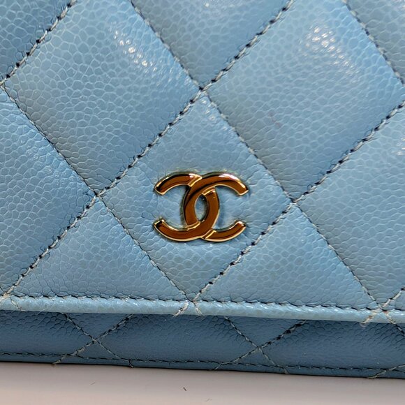 Chanel Blue Caviar Wallet on Chain (WOC) - Picture 7 of 16